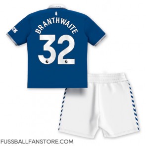 Everton Jarrad Branthwaite #32 Replik Heimtrikot Kinder 2023-24 Kurzarm (+ Kurze Hosen)